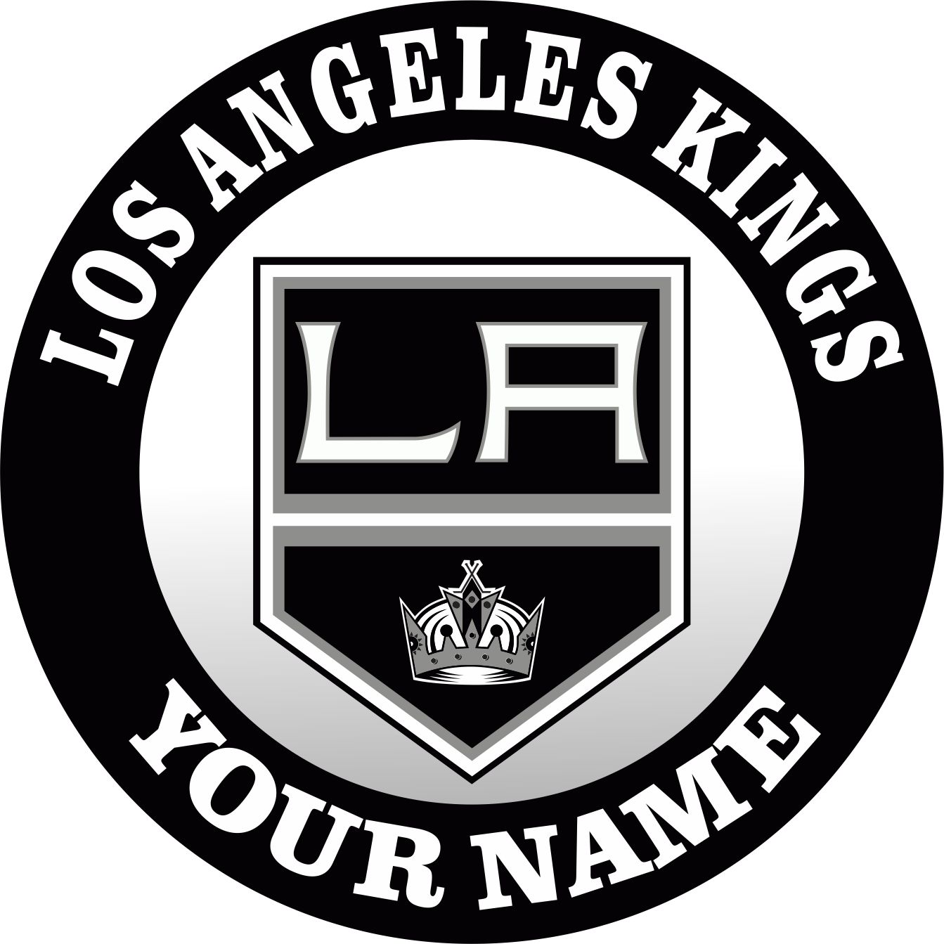 Los Angeles Kings Customized Logo iron on paper